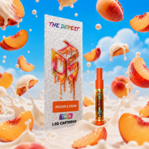 Peaches & Cream 1.5g Liquid Diamonds THCA Vape Cartridge