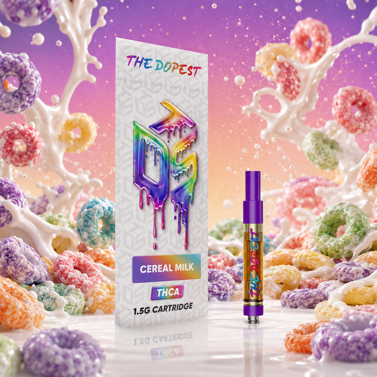 Cereal Milk 1.5g Liquid Diamonds THCA Vape Cartridge