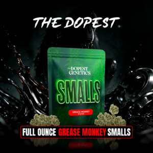 Smalls: Grease Monkey Indica flower 28 grams