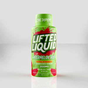 Lifted Liquid:  200MG Watermelon Rush D9 + THCP Syrup