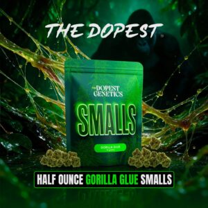 Smalls: Gorilla Glue Hybrid flower 14 grams