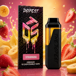 Strawnana Indica 1g THCA Vape Disposable
